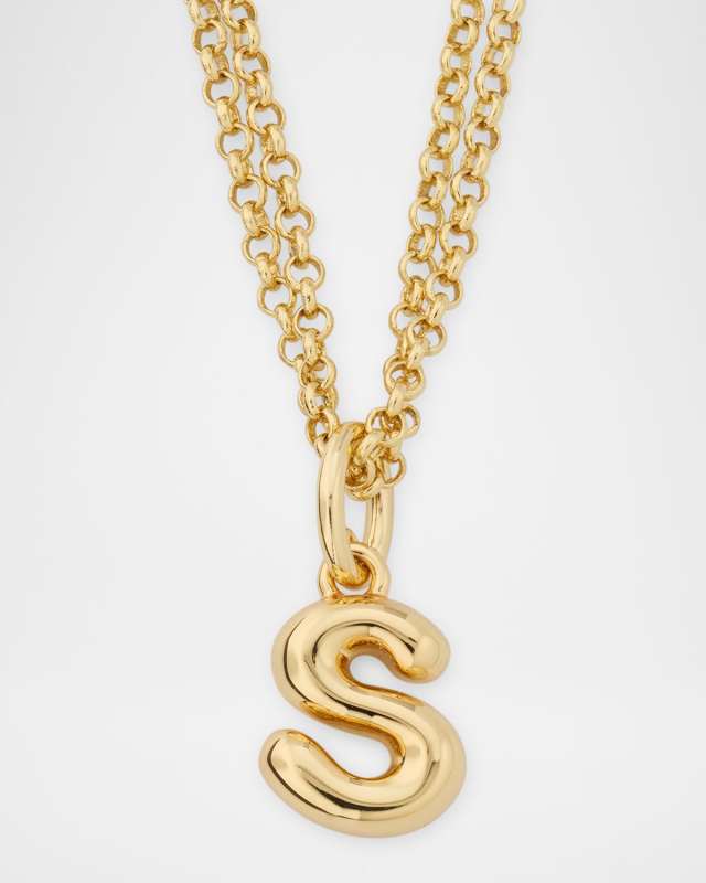 The Puffy Initial Necklace
